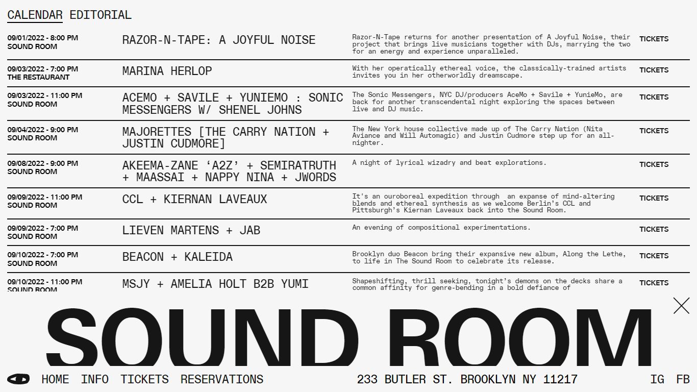 Sound Room – Public Records